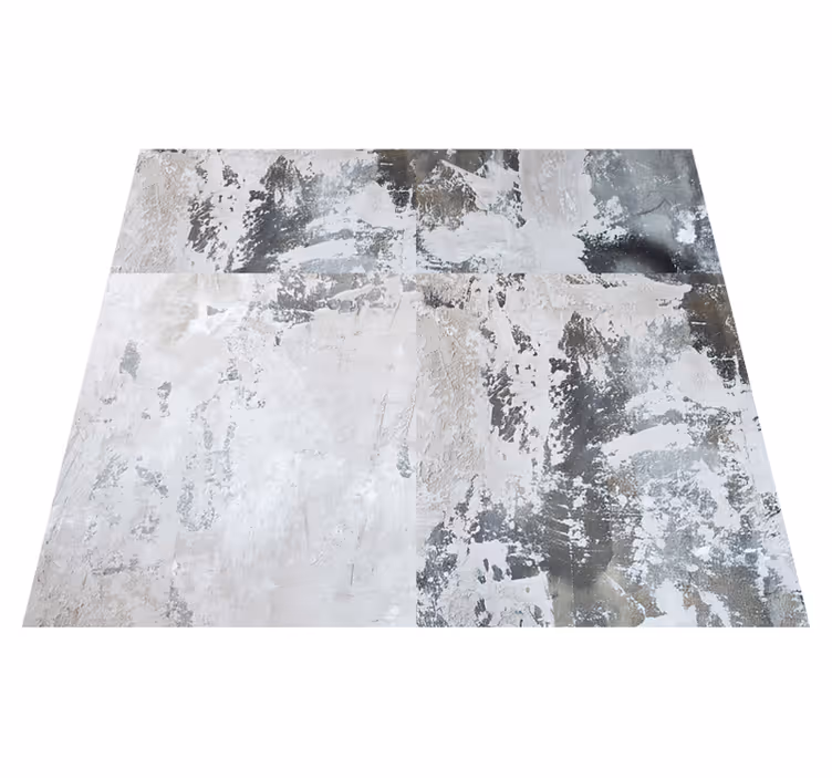 Outdoor vinyl rug in dark composition - TenStickers