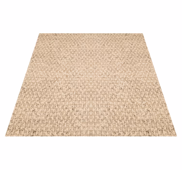 Outdoor vinyl rug in beige fabric - TenStickers