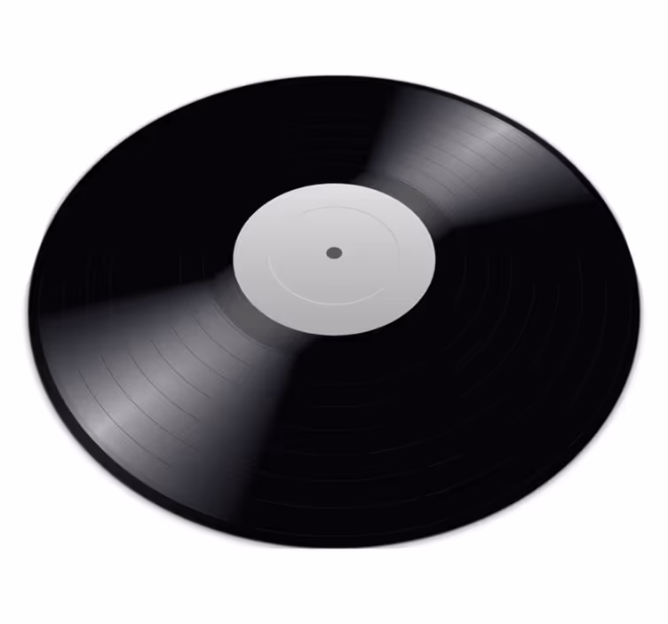 vinyl record vintage vinyl rug - TenStickers