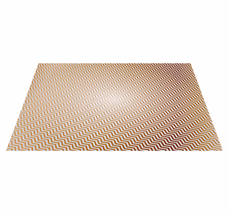 Chevron Patterned stripes vinyl rug - TenStickers