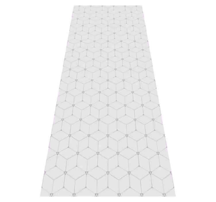 Geometric Tiled Pattern floor carpet tiles - TenStickers