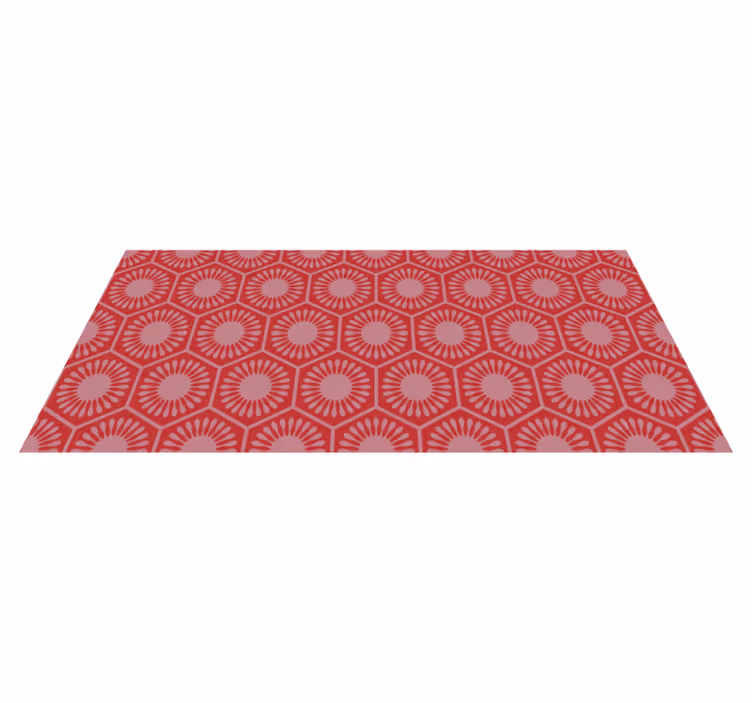 Circular Motif Ensemble geometric rugs - TenStickers