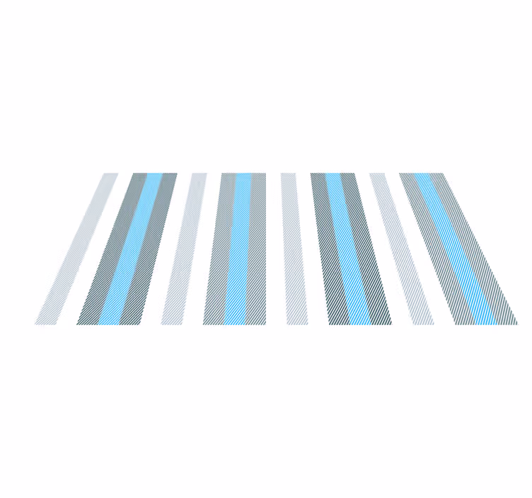 Striped Decor Element stripes vinyl rug - TenStickers