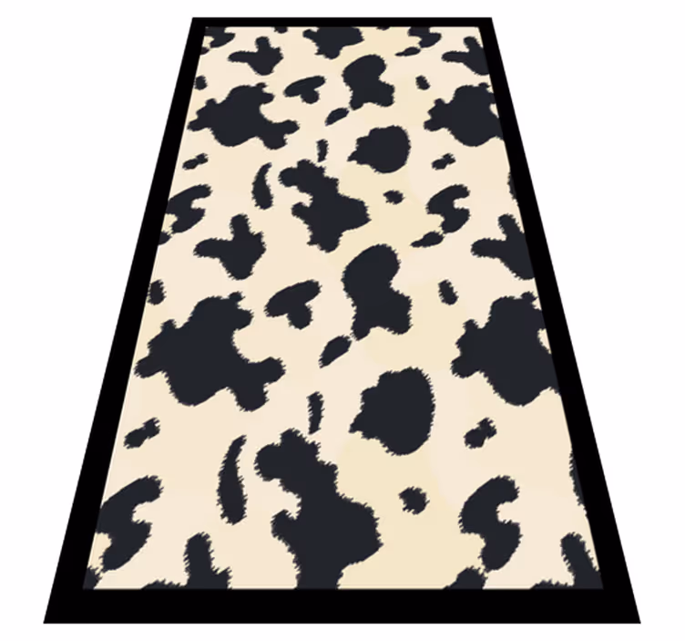Dalmatian pattern animal print vinyl rug - TenStickers