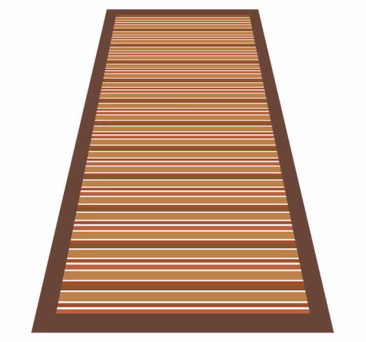Striped Motif stripes vinyl rug - TenStickers