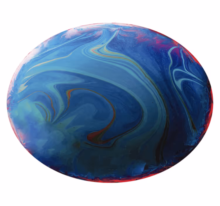 Swirling Marbled vinyl rug - TenStickers