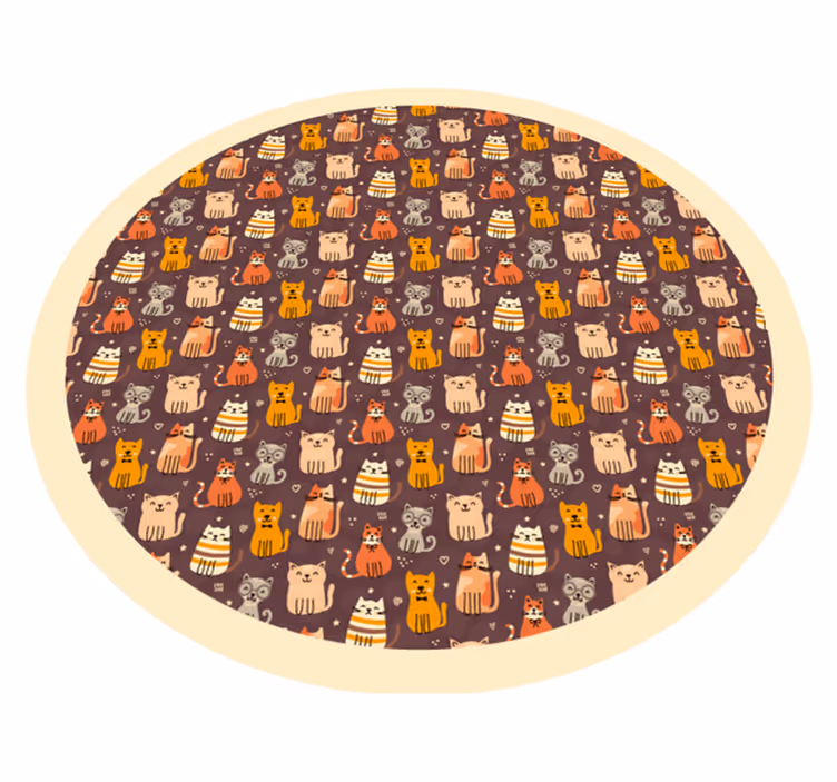 Animal Pattern Playcircle vinyl rug - TenStickers