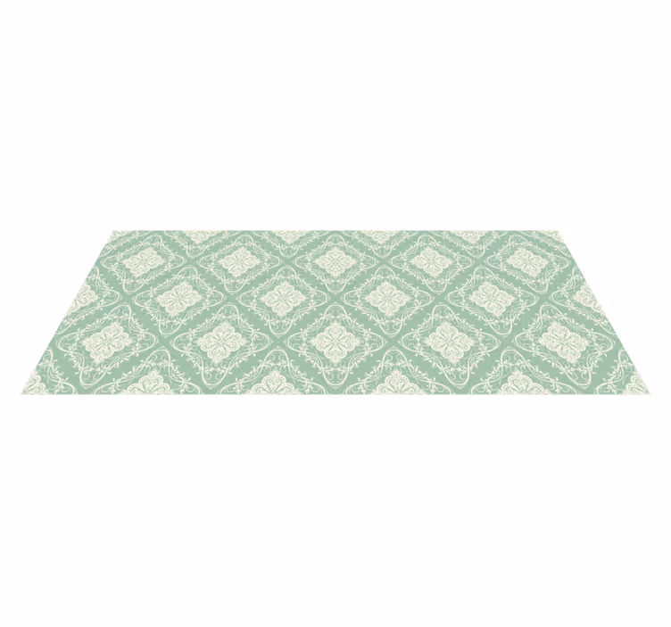 elegant decorative tile modern rug - TenStickers