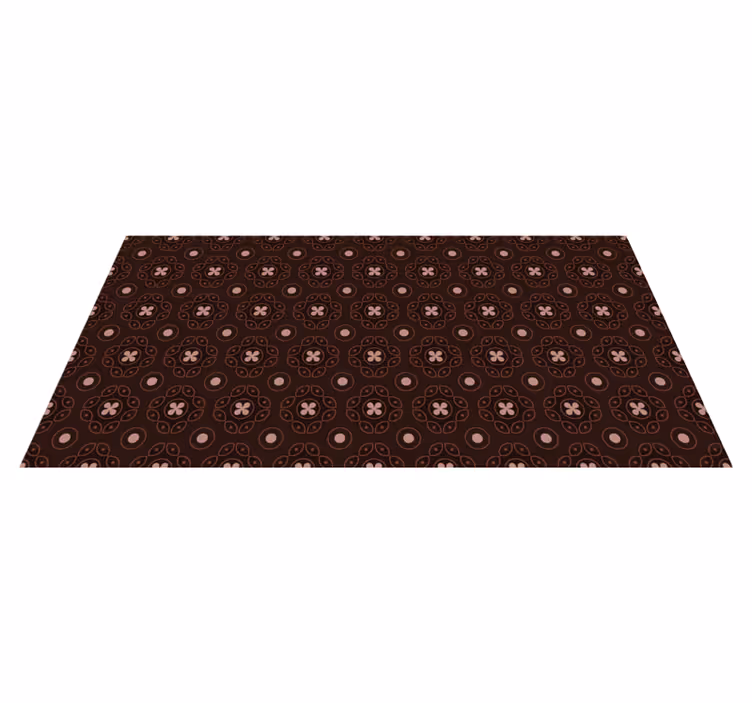 Mosaic Circular Patterns mosaic vinyl rug - TenStickers
