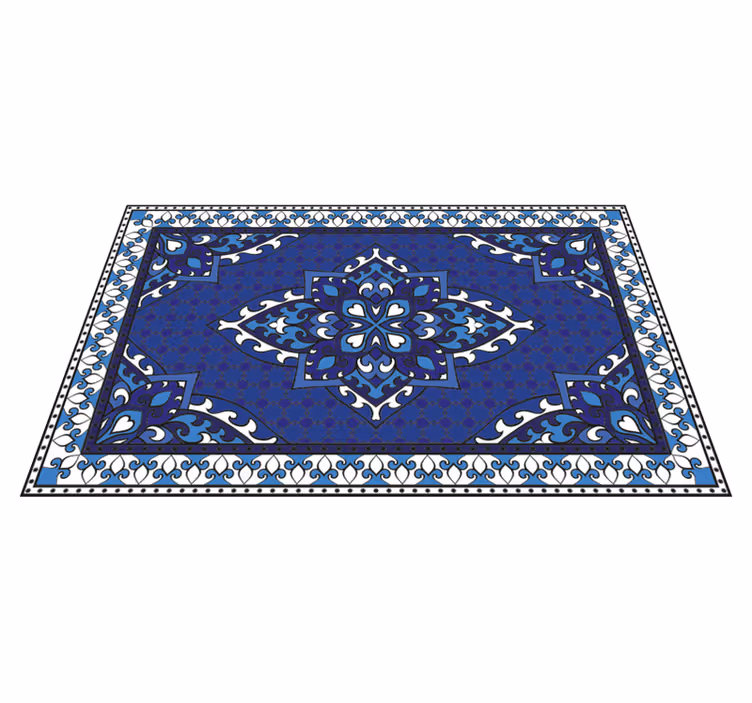 Mosaic Symmetry mosaic vinyl rug - TenStickers