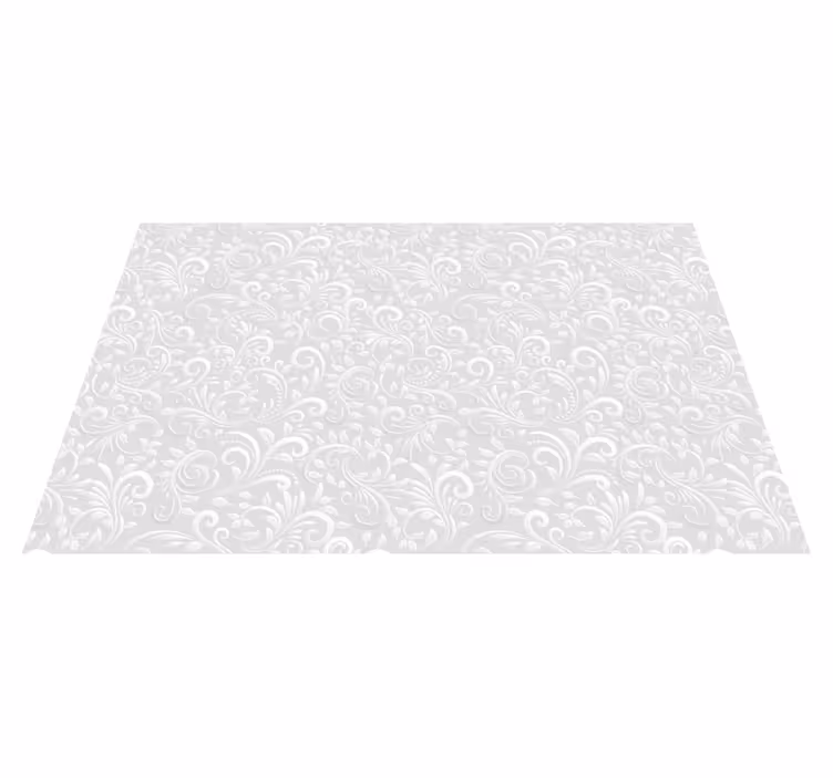 Swirling Elegance textured vinyl rug - TenStickers