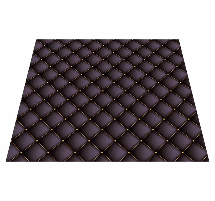 Quilted pattern Vinyl rug for home office - TenStickers