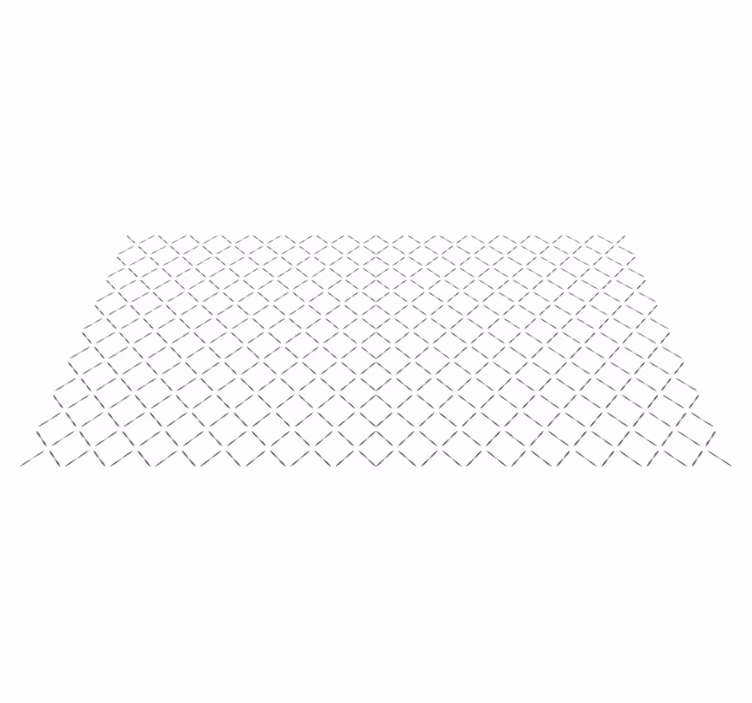 Nordic Diamond geometric vinyl rugs - TenStickers