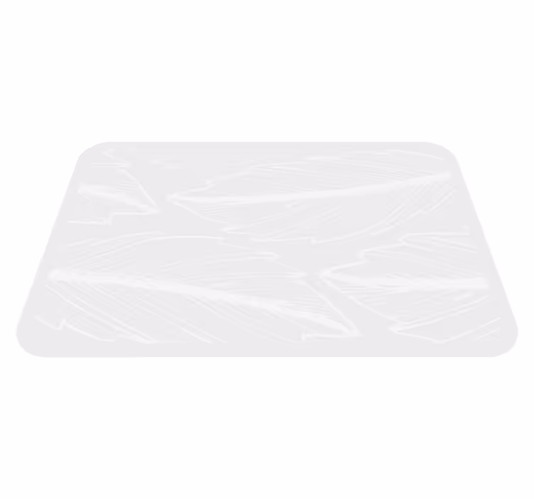 Feather Imprint Pattern nature vinyl rug - TenStickers