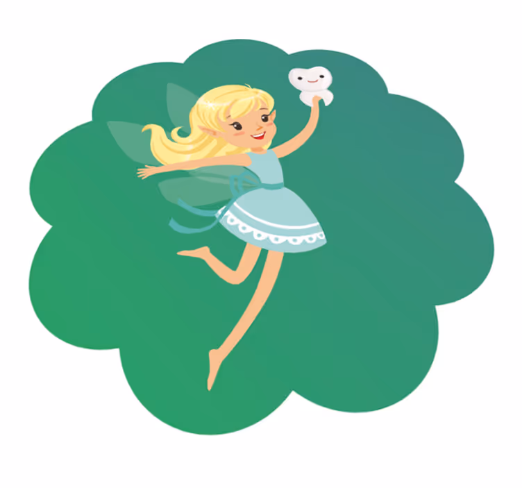 Tooth Fairy Fantasy kids vinyl rug - TenStickers