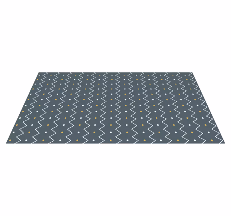 Chevron Zigzag Style stripes vinyl rug - TenStickers