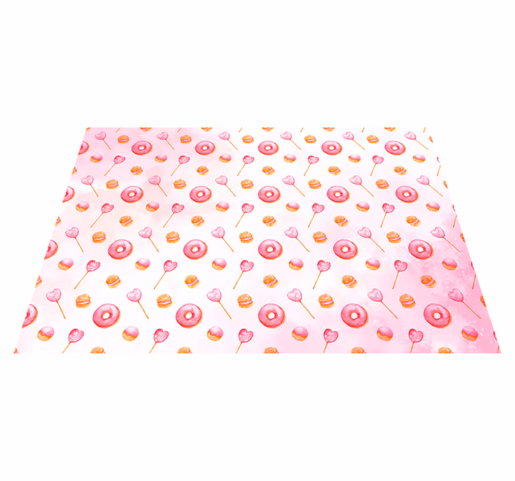 Cake and Lolly modern rug - TenStickers