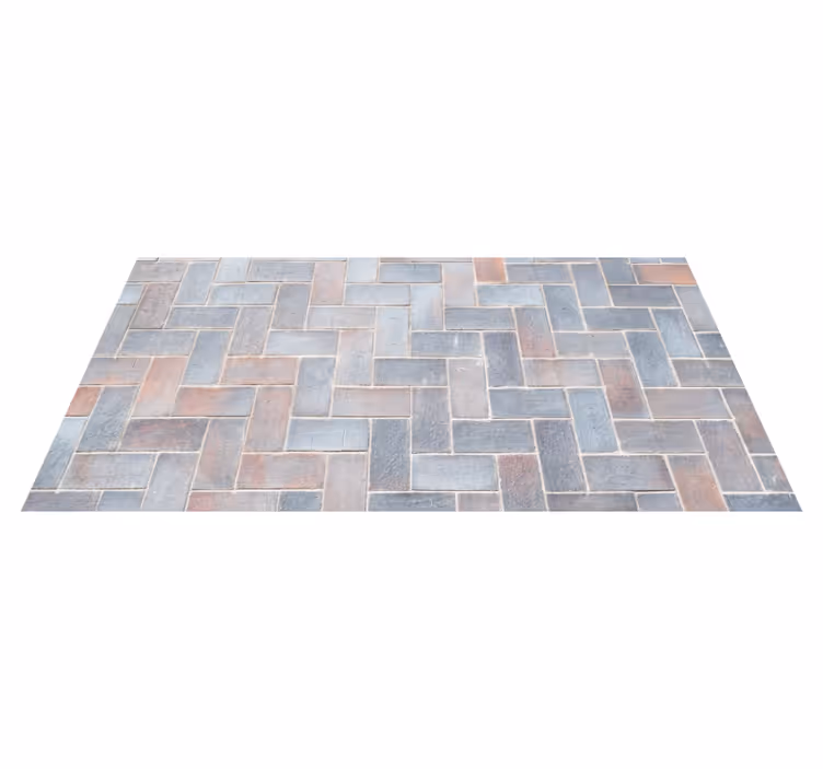 Pure rock tile effect tile carpet - TenStickers