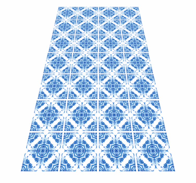 Portuguese ornament tiles carpet - TenStickers