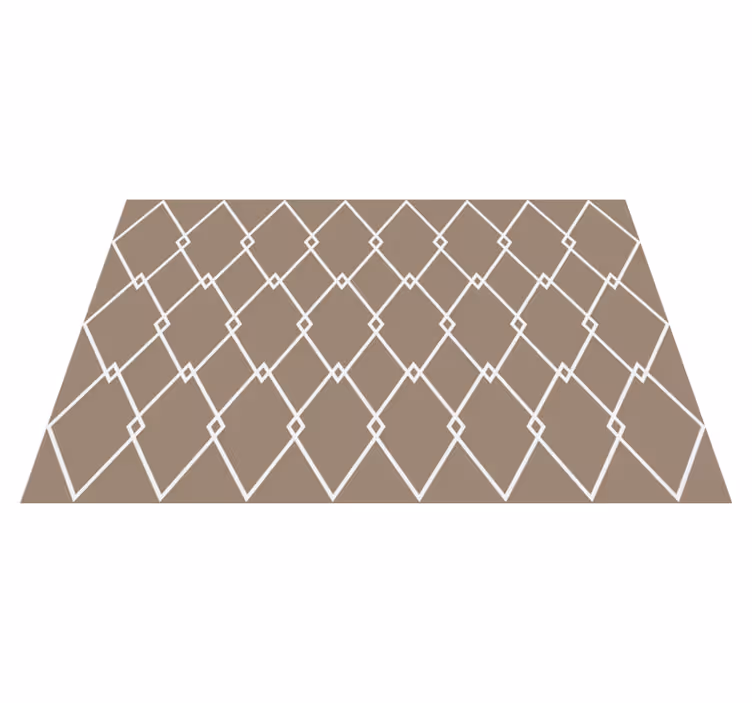 Geometric style kitchen floor tiles - TenStickers