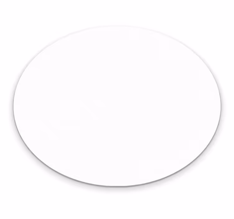 Sleek Round Aesthetic circular vinyl rug - TenStickers