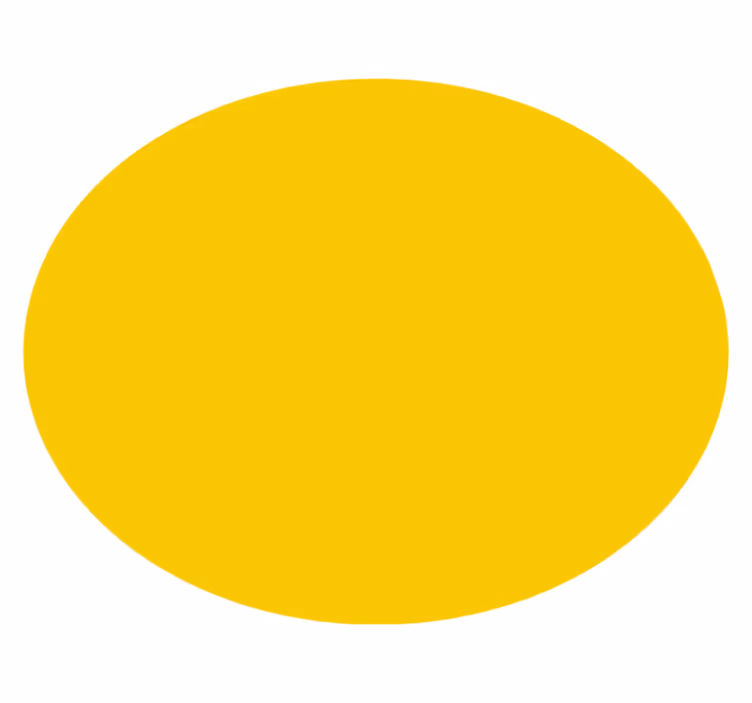 Yellow background modern vinyl rug - TenStickers