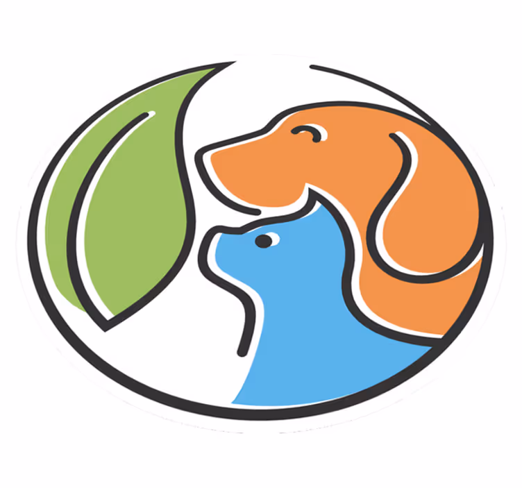 Abstract creature faces animal vinyl rug - TenStickers