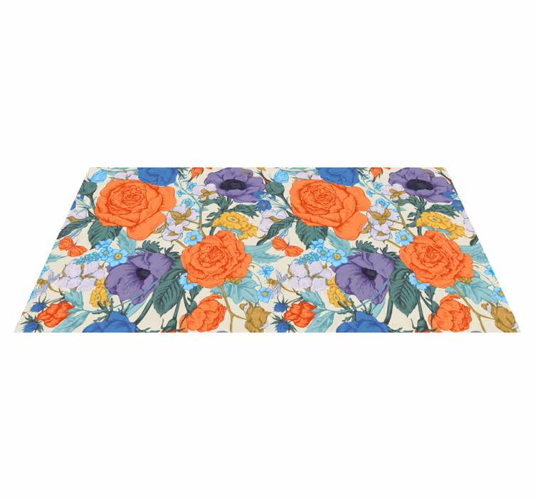 English design kitchen floor tiles - TenStickers