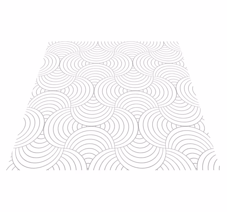 Linear abstract lines modern rug - TenStickers