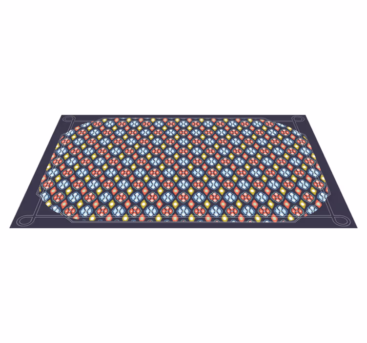Colorful vintage design vintage rug - TenStickers