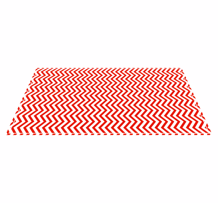 Chevron Zigzag Form stripes vinyl rug - TenStickers
