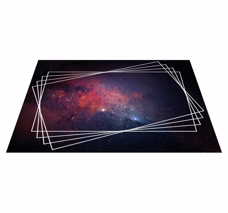 Cosmic Nebulae Patterns modern vinyl rug - TenStickers