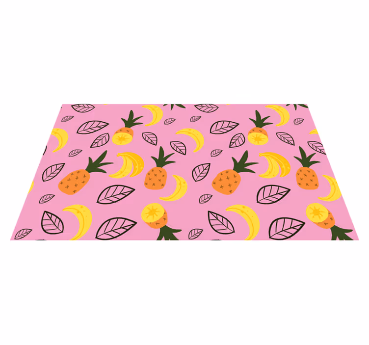 Exotic fruit delight kitchen vinyl rug - TenStickers