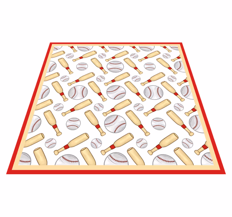Sports Theme Fun gaming vinyl rug - TenStickers