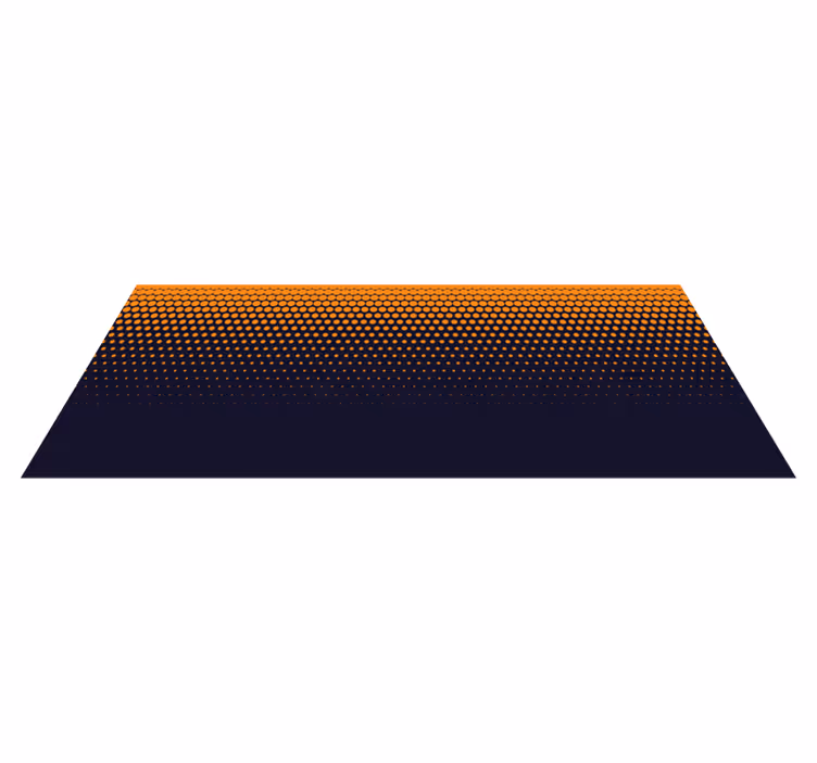 Gradient dots pattern teenager vinyl rug - TenStickers
