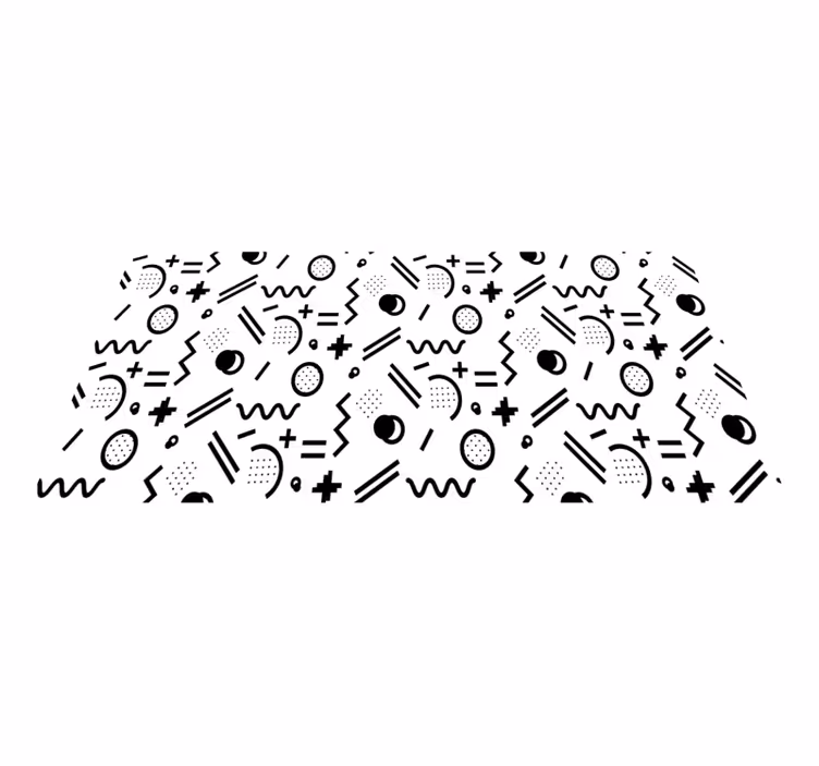 Dynamic Pattern Play vinyl rug - TenStickers