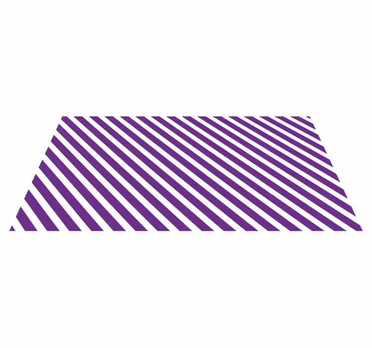 Purple striped path stripes vinyl rug - TenStickers
