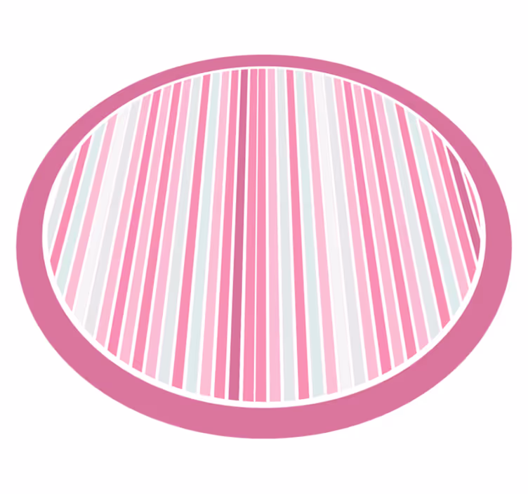 Chic Striped Style stripes vinyl rug - TenStickers
