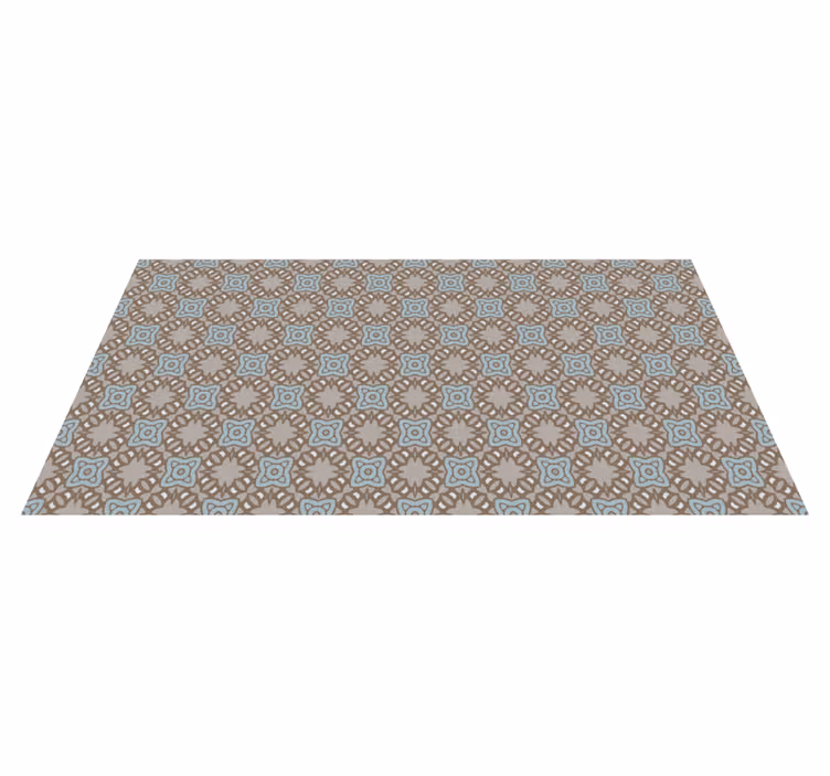 Mosaic vinyl rug mosaic pattern design - TenStickers