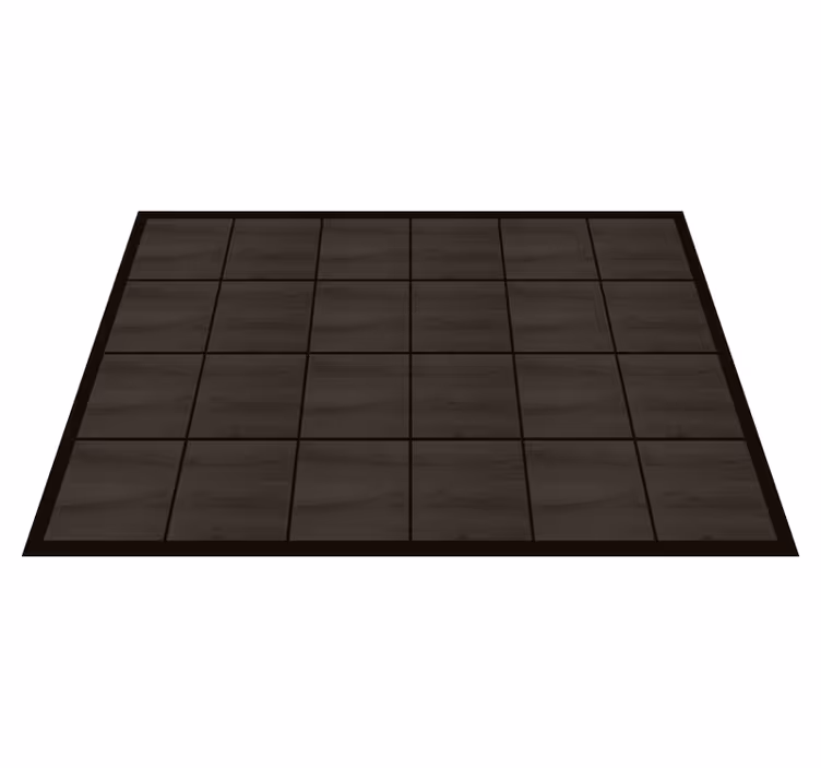 Deep Timber Tiles wood vinyl rug - TenStickers