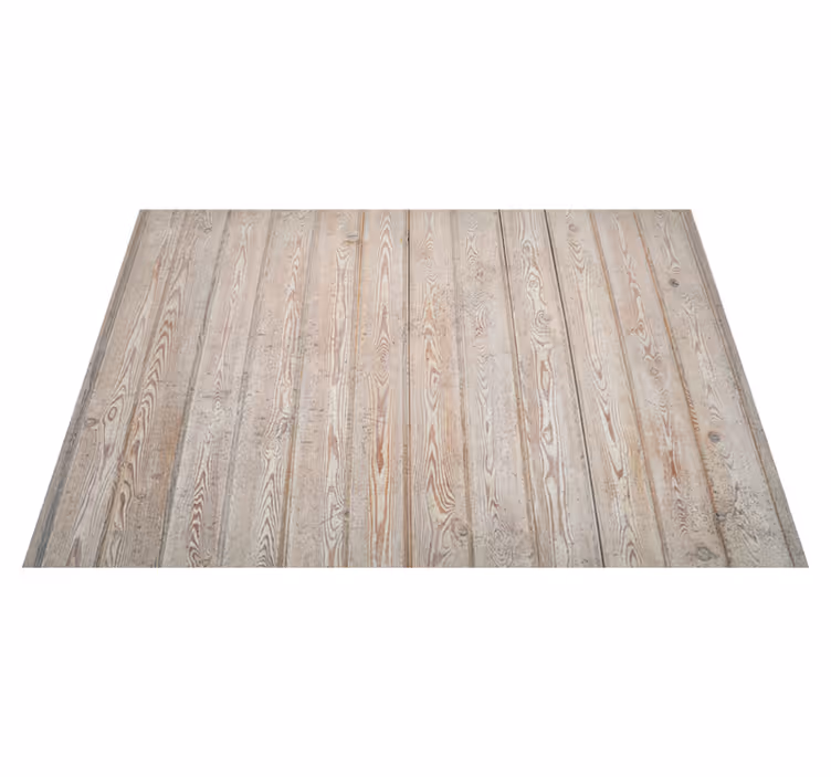 Wood vinyl rug light brown planks - TenStickers