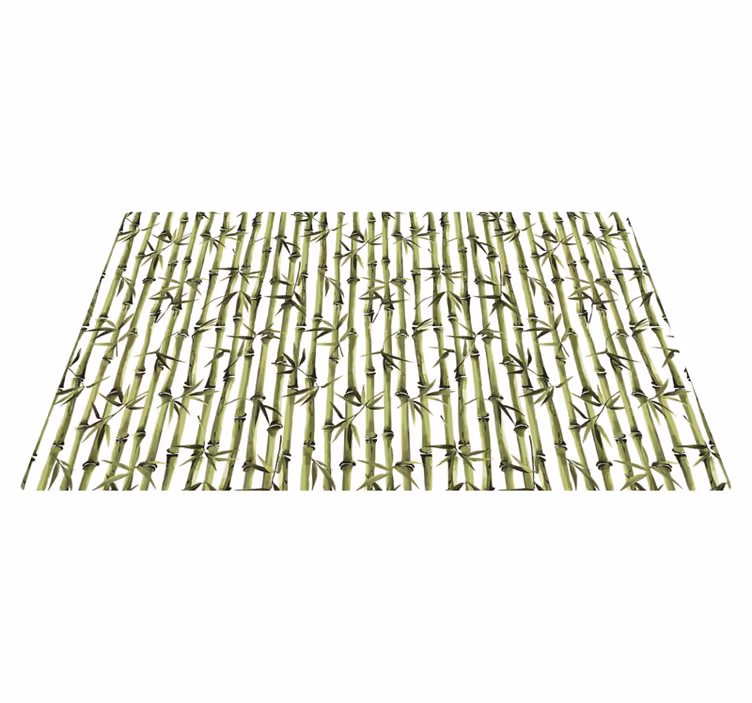 Bamboo Serenity nature vinyl rug - TenStickers