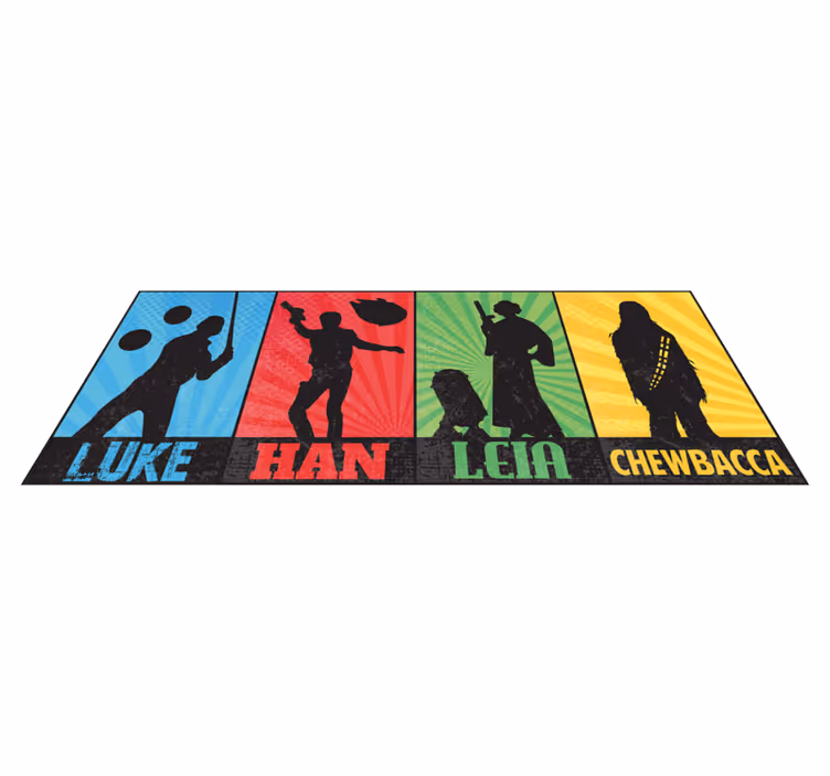 Heroes Journey gaming vinyl rug - TenStickers