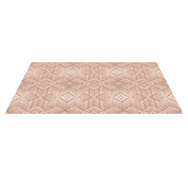 Light wood texture effect wood effect vinyl rug - TenStickers