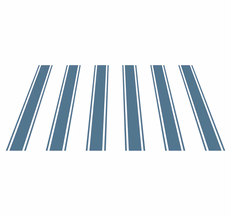Contemporary Pattern stripes vinyl rug - TenStickers