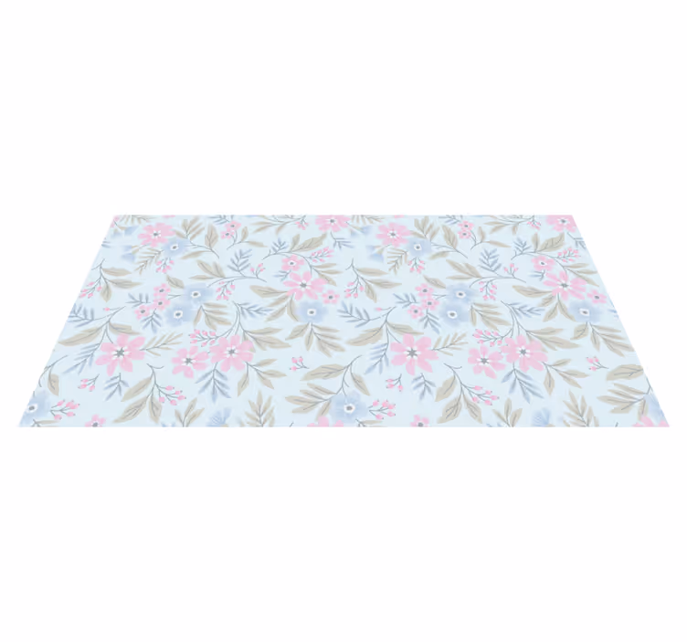 Floral Pastel Design carpet roses - TenStickers