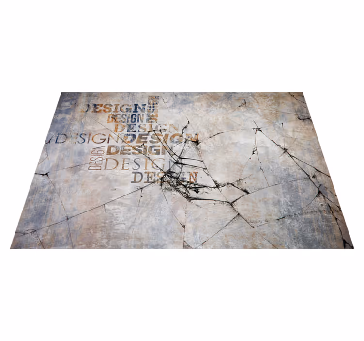 Cracked Stone Typography - TenStickers
