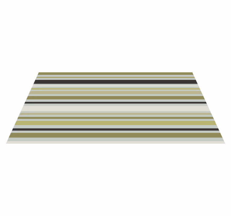 Striped Pattern Overlay stripes vinyl rug - TenStickers