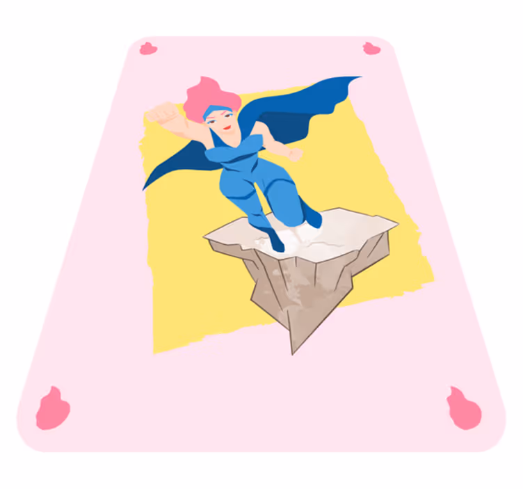 Superhero Adventure Imagery playroom rug - TenStickers