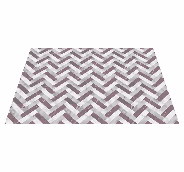 Chevron Pattern Overlay geometric rugs - TenStickers